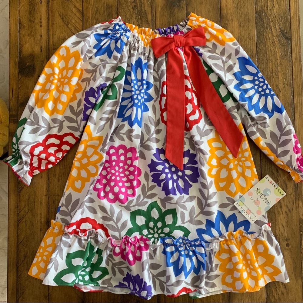 Colorful flower dress